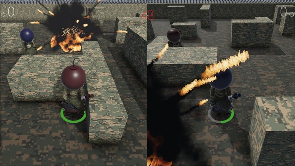 Bomb-Bomb game for Linux 1