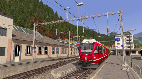 Скриншот из Train Simulator: Bernina Pass: St Moritz – Poschiavo Route Add-On