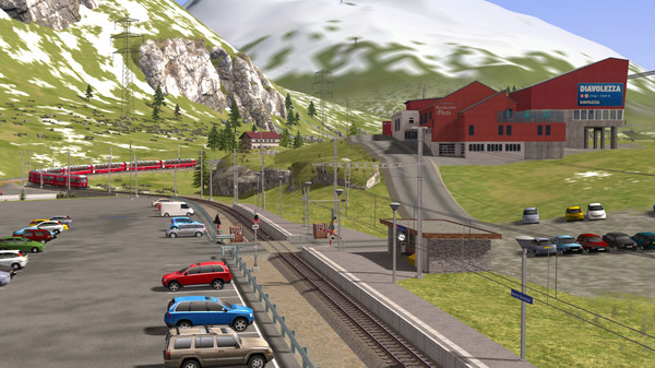 Скриншот из Train Simulator: Bernina Pass: St Moritz – Poschiavo Route Add-On