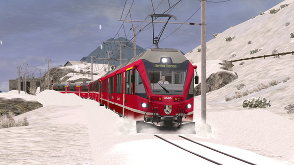 Скриншот из Train Simulator: Bernina Pass: St Moritz – Poschiavo Route Add-On