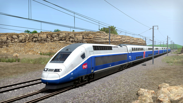 Скриншот из Train Simulator: LGV Rhône-Alpes & Méditerranée Route Extension Add-On