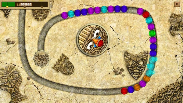Скриншот из Inca Marbles