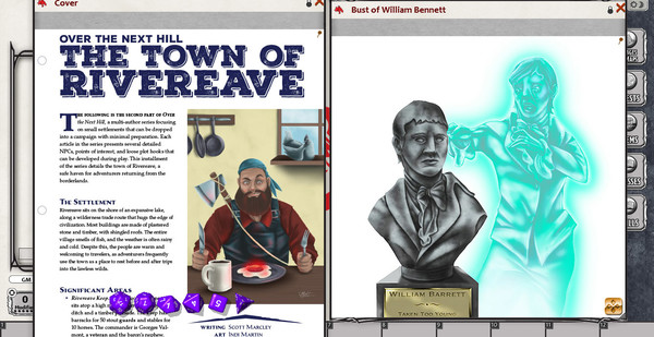 Скриншот из Fantasy Grounds - En5ider: Town of Rivereave (5E)