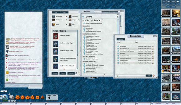 Скриншот из Fantasy Grounds - Hellfrost: Web of Deceit (Savage Worlds)