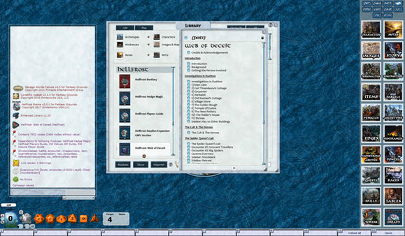 Скриншот из Fantasy Grounds - Hellfrost: Web of Deceit (Savage Worlds)