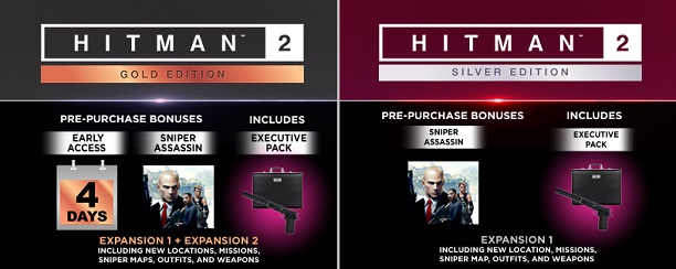 hitman 2 standard edition ps4