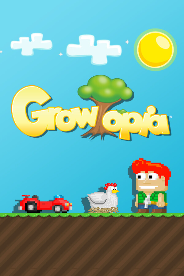 Steam portrait for Growtopia.