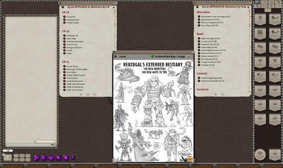 Скриншот из Fantasy Grounds - Nerzugal's Extended Bestiary (5E)