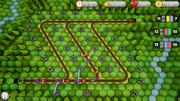 Скриншот из HexTrains