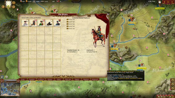 Wars of Succession requirements