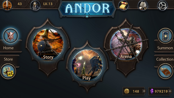 Andor - the Cards of Wonder for linux