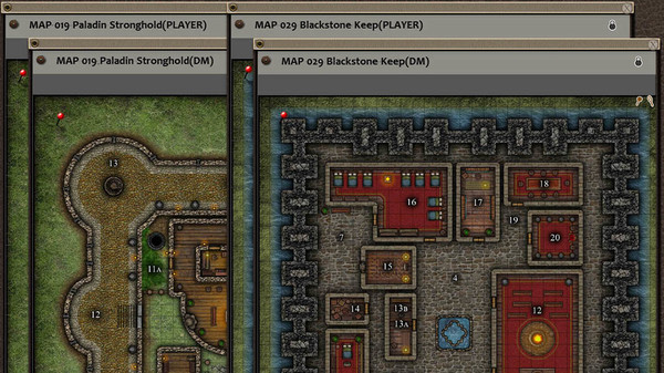 Скриншот из Fantasy Grounds - Paths to Adventure: Castles and Strongholds (Map Packs)