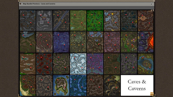 Скриншот из Fantasy Grounds - Paths to Adventure: Caves and Caverns (Map Pack)