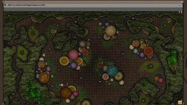 Скриншот из Fantasy Grounds - Paths to Adventure: Caves and Caverns (Map Pack)