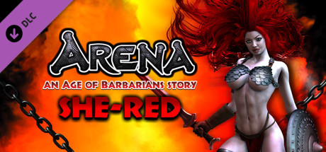 ARENA an Age of Barbarians story - She-Red cover art