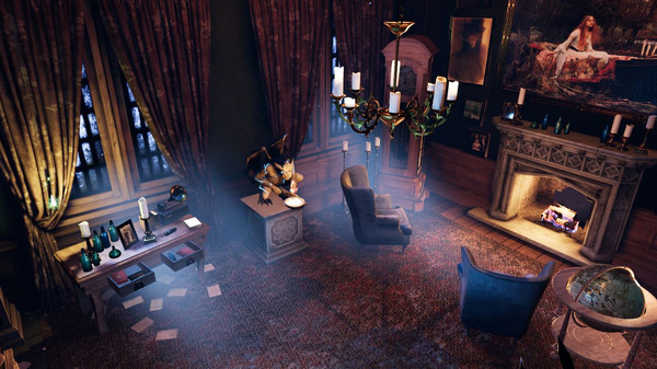 The Curious Study of Dr. Blackwood:  A VR Tech Demo game for Linux 1