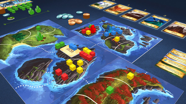 Скриншот из Tabletopia - Eight-Minute Empire: Legends