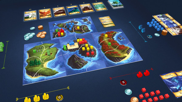 Скриншот из Tabletopia - Eight-Minute Empire: Legends