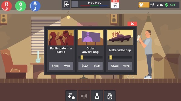 Скриншот из RapStar Tycoon