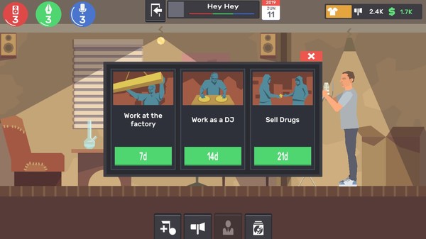 Скриншот из RapStar Tycoon