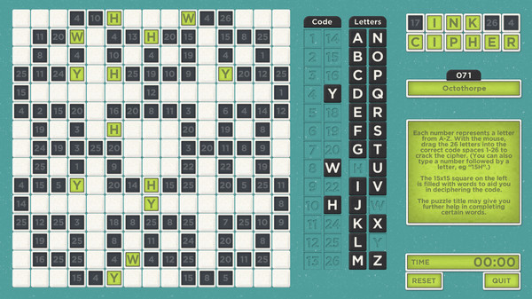 Скриншот из Ink Cipher Скриншот из Ink Cipher