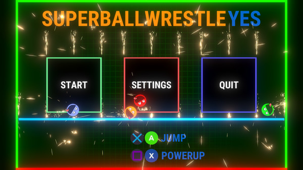 Скриншот из SUPER BALL WRESTLE YES