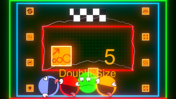 Скриншот из SUPER BALL WRESTLE YES