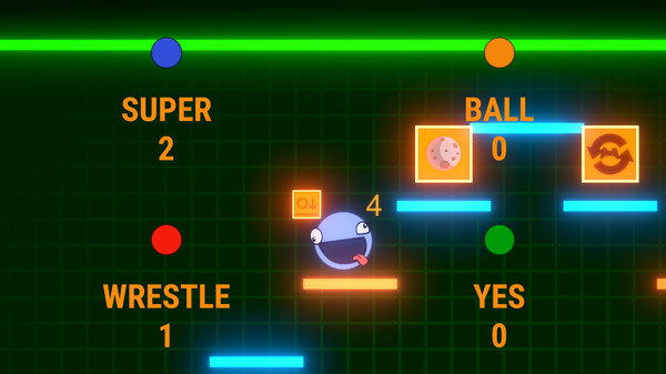 Скриншот из SUPER BALL WRESTLE YES