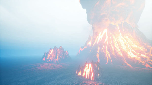 Volcano Eruption game for Linux 1