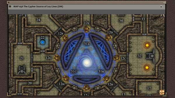 Скриншот из Fantasy Grounds - Paths to Adventure: Planar Excursions Map (Map Pack)