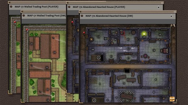 Скриншот из Fantasy Grounds - Paths to Adventure: Taverns and Storefronts (Map Pack)