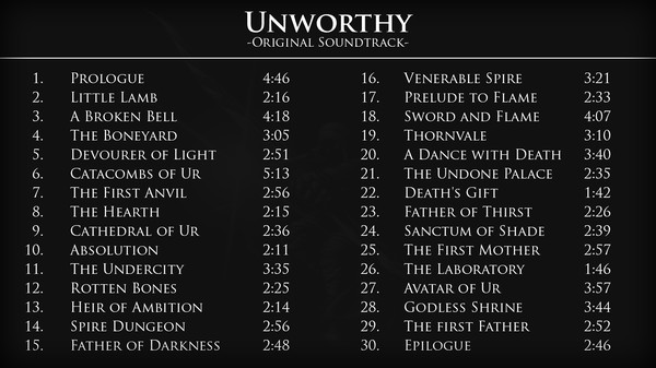 Скриншот из Unworthy - Soundtrack