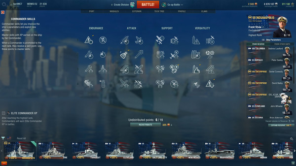 Скриншот из World of Warships — Indianapolis Pack