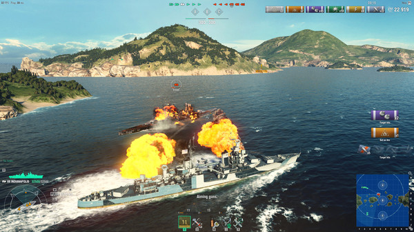 Скриншот из World of Warships — Indianapolis Pack