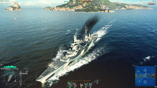 Скриншот из World of Warships — Indianapolis Pack