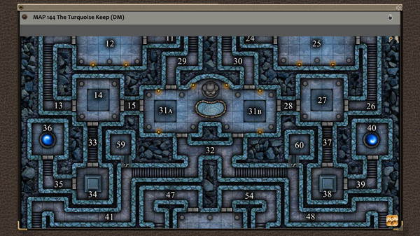 Скриншот из Fantasy Grounds - Paths to Adventure: The Adamant Keeps (Map Pack)