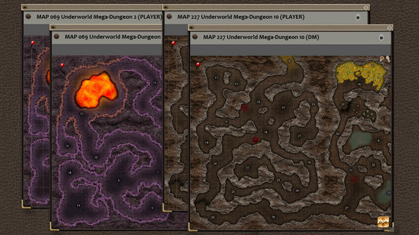 Скриншот из Fantasy Grounds - Paths to Adventure: Underworld Mega-Dungeons (Map Pack)