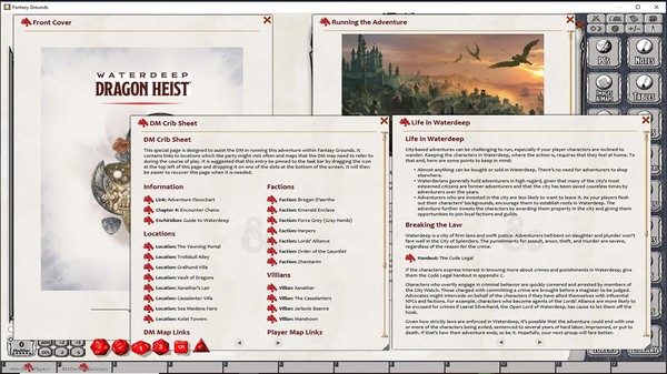 Скриншот из Fantasy Grounds - Dungeons & Dragons Waterdeep: Dragon Heist