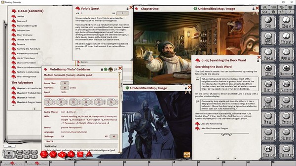 Скриншот из Fantasy Grounds - Dungeons & Dragons Waterdeep: Dragon Heist