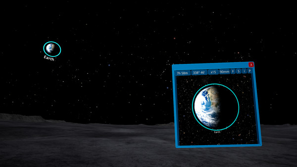 Virtual telescope game for Linux 1