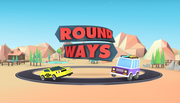 Car puzzle: round ways plastic