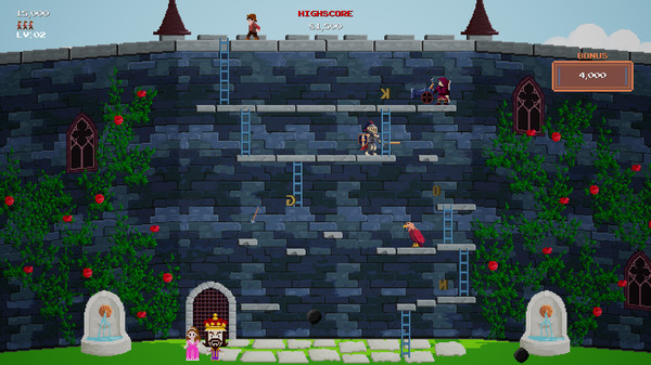 Castle Kong game for Linux 1