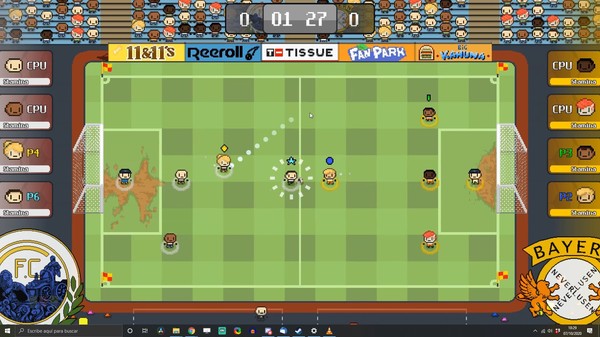 Скриншот из World Soccer Strikers '91