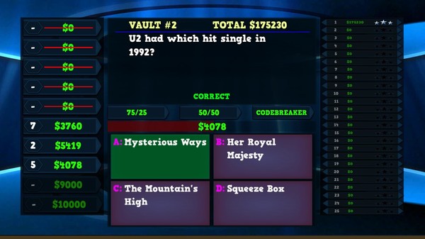 Скриншот из Trivia Vault: Music Trivia