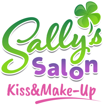 Sally's Salon: Kiss & Make-Up Logo