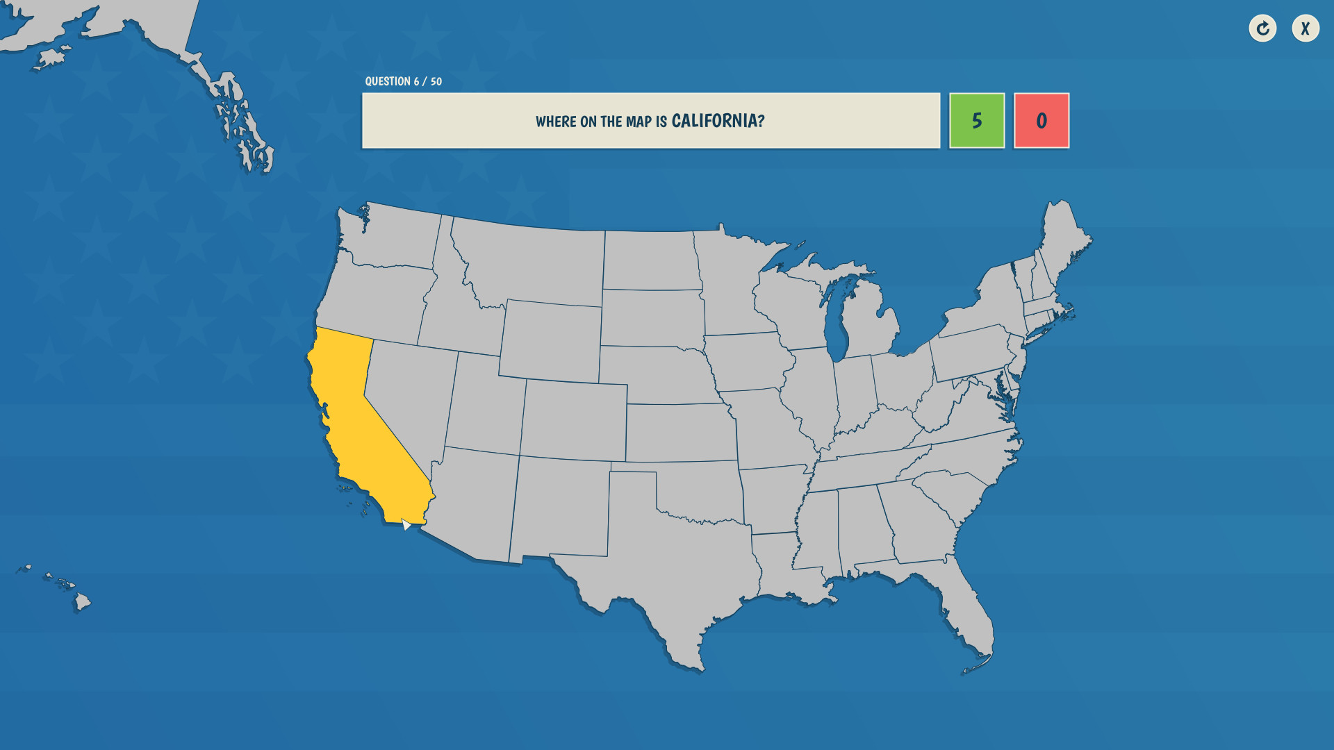 50 States Quiz The Us 50 States Map Quiz Empiretory