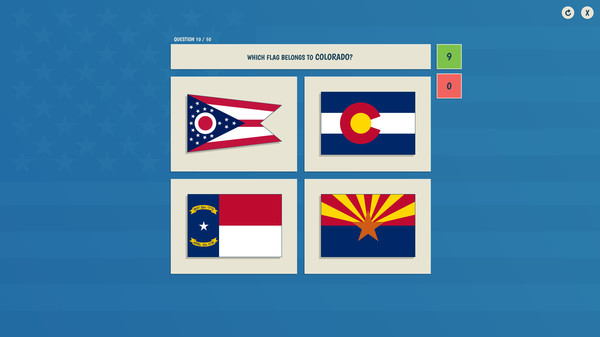 The 50 States Quiz requirements