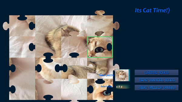 Cute Cats PuZZles game for Linux 1