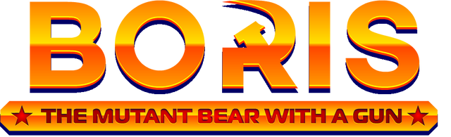 BORIS the Mutant Bear with a Gun Logo