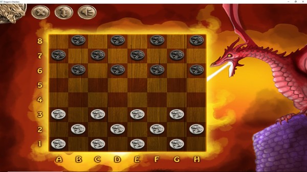 Скриншот из Dragon`s Checkers